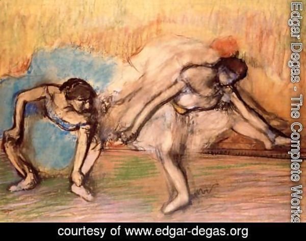 Edgar Degas - Two Dancers Resting, 1896