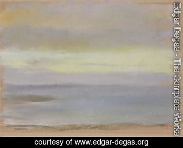Edgar Degas - Marine sunset, c.1869