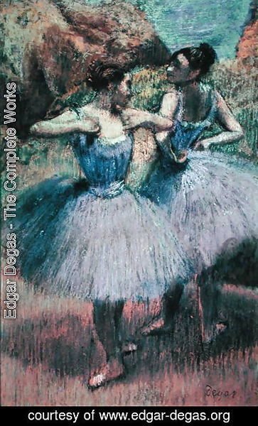 Edgar Degas - Dancers in Violet