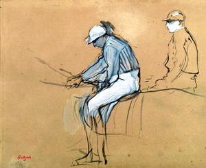 Edgar Degas - Jockeys 3