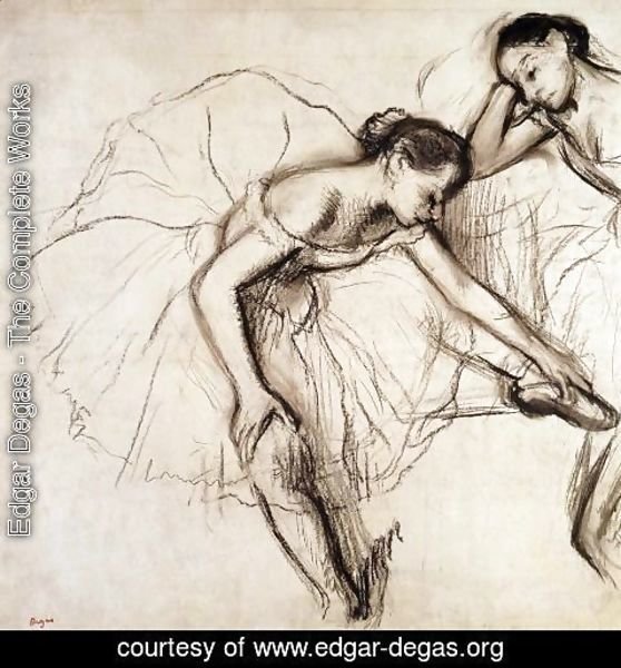 Edgar Degas - Two Dancers Resting