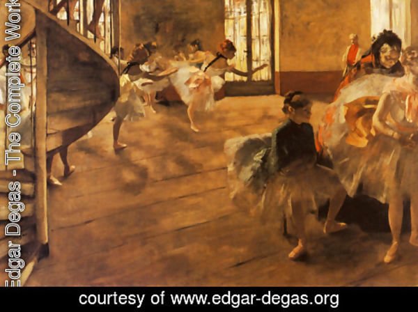 Edgar Degas - The Rehearsal, c.1877