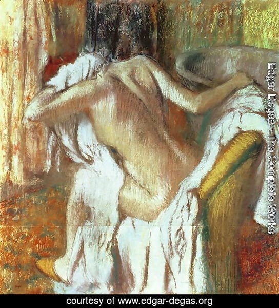 Woman drying herself, c.1888-92