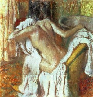Edgar Degas - Woman drying herself, c.1888-92