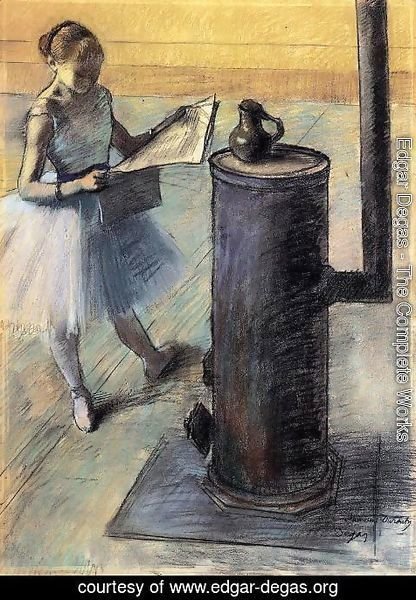 Edgar Degas - Dancer resting