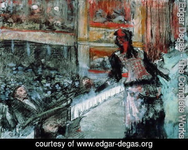 Edgar Degas - Theatre scene