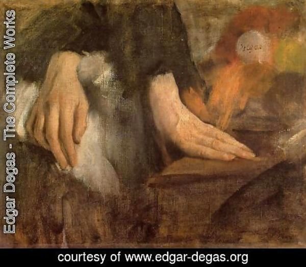 Edgar Degas - Study of Hands, 1859-60