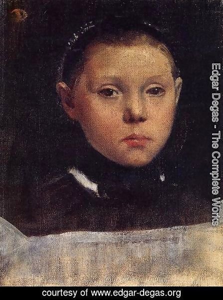 Edgar Degas - Portrait of Giulia Bellelli