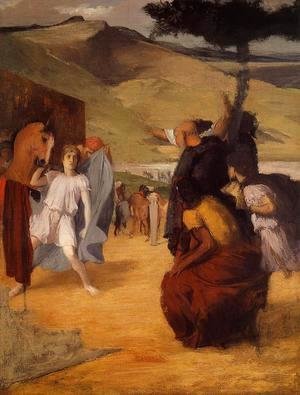 Edgar Degas - Alexander and Bucephalus
