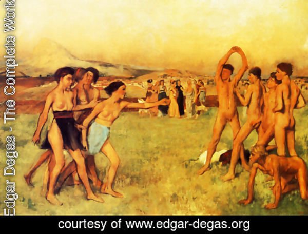 Edgar Degas - The Young Spartans