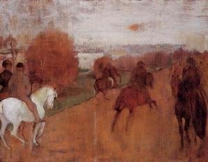 Edgar Degas - Riders on a Road
