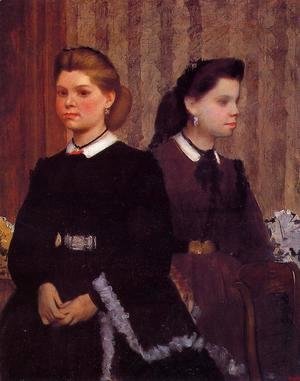Edgar Degas - Giovanna and Giulia Bellelli