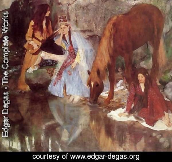 Edgar Degas - Mlle Fiocre in the Ballet 'La Source'