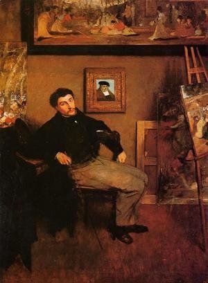 Edgar Degas - Portrait of James Tissot