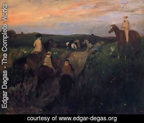 Edgar Degas - The Promenade on Houseback