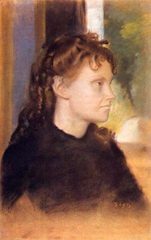 Edgar Degas - Mme. Theodore Gobillard, nee Yves Morisot