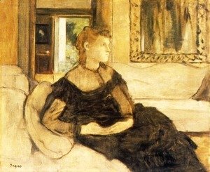 Edgar Degas - Mme Theodore Gobillard, nee Yves Morisot