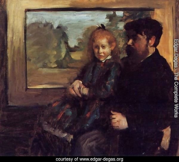 Henri Rouart and His Daughter Helene