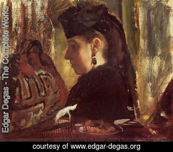 Edgar Degas - Mademoiselle Marie Dihau