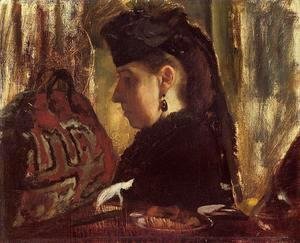 Edgar Degas - Mademoiselle Marie Dihau
