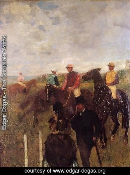 Edgar Degas - At the Races