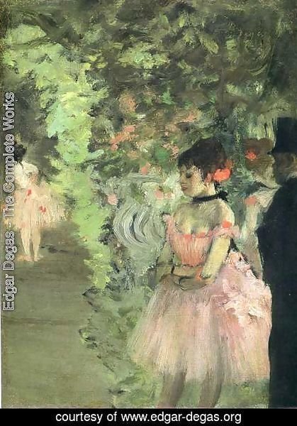 Edgar Degas - Dancers Backstage