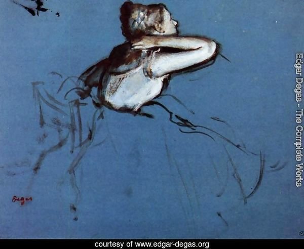 Seated Dancer in Profile
