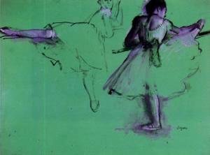 Edgar Degas - Dancers at the Barre