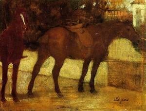 Edgar Degas - Study of Horses