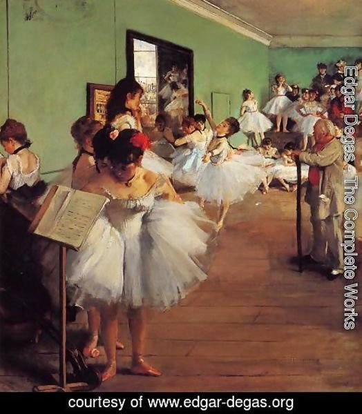 Edgar Degas - The Dance Class II