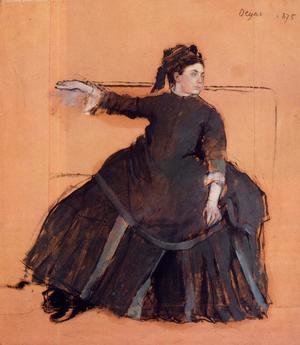 Edgar Degas - Woman on a Sofa