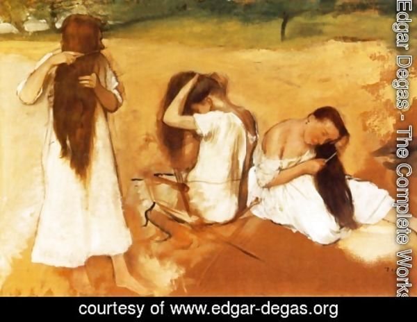 Edgar Degas - Women Combing Their Hair