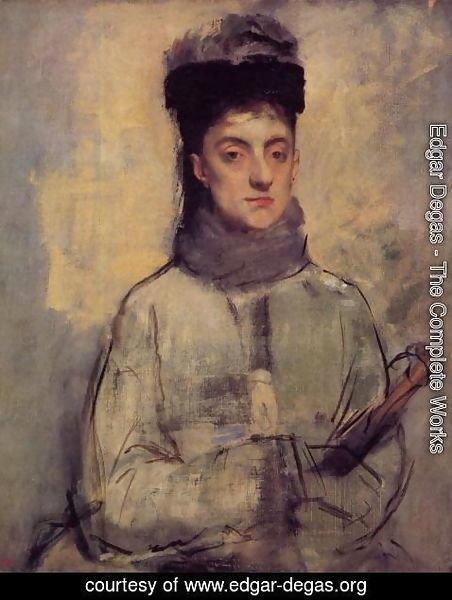Edgar Degas - Woman with an Umbrella
