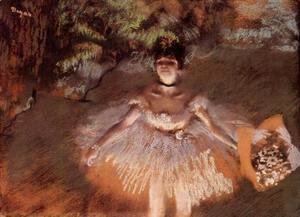 Edgar Degas - Dancer Onstage with a Bouquet