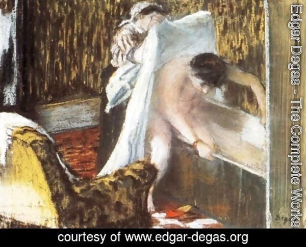 Edgar Degas - Woman Leaving Her Bath