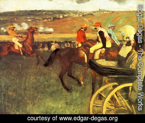 Edgar Degas - The Racecourse, Amateur Jockeys