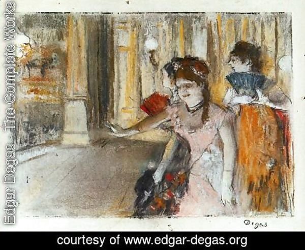 Edgar Degas - Singers on Stage