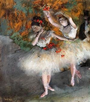Edgar Degas - Two Dancers Entering the Stage