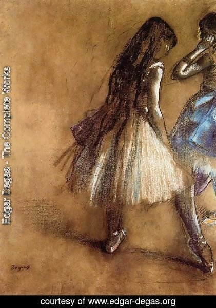 Edgar Degas - Two Dancers II