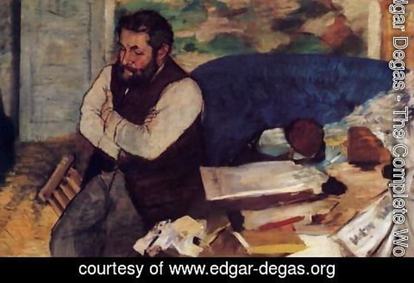 Edgar Degas - Diego Martelli II