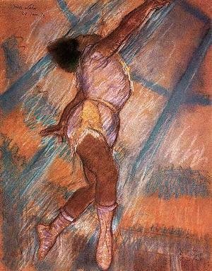 Edgar Degas - Study for 'La La at the Cirque Fernando'