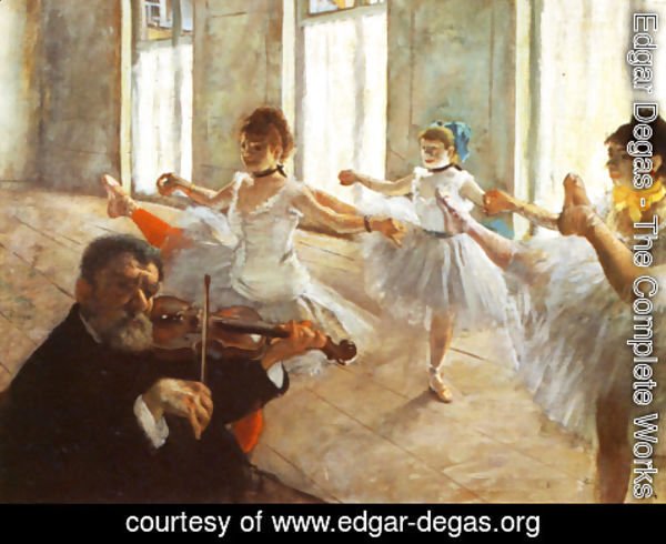 Edgar Degas - Rehearsal