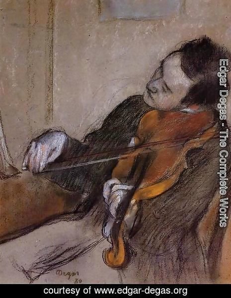 Edgar Degas - L'Altiste