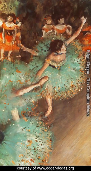 Edgar Degas - The Green Dancer