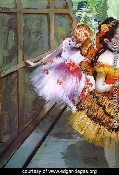 Edgar Degas - Ballet Dancers in Butterfly Costumes (detail)