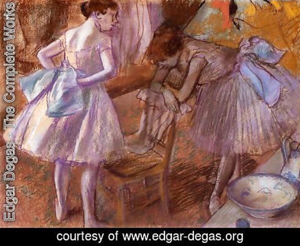 Edgar Degas - Two Dancers in Their Dressing Room