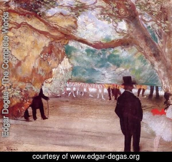Edgar Degas - The Curtain