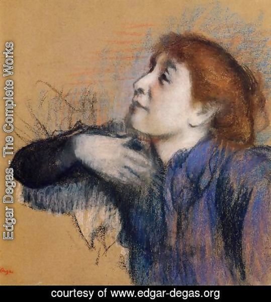 Edgar Degas - Bust of a Woman