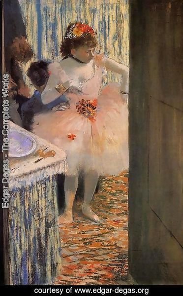 Edgar Degas - Dancer in Her Dressing Room II