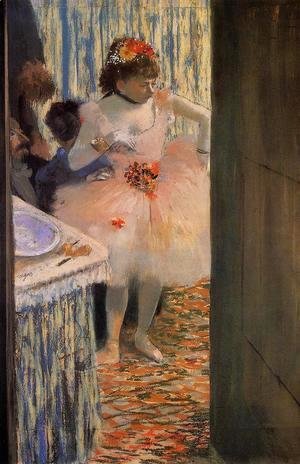 Edgar Degas - Dancer in Her Dressing Room II